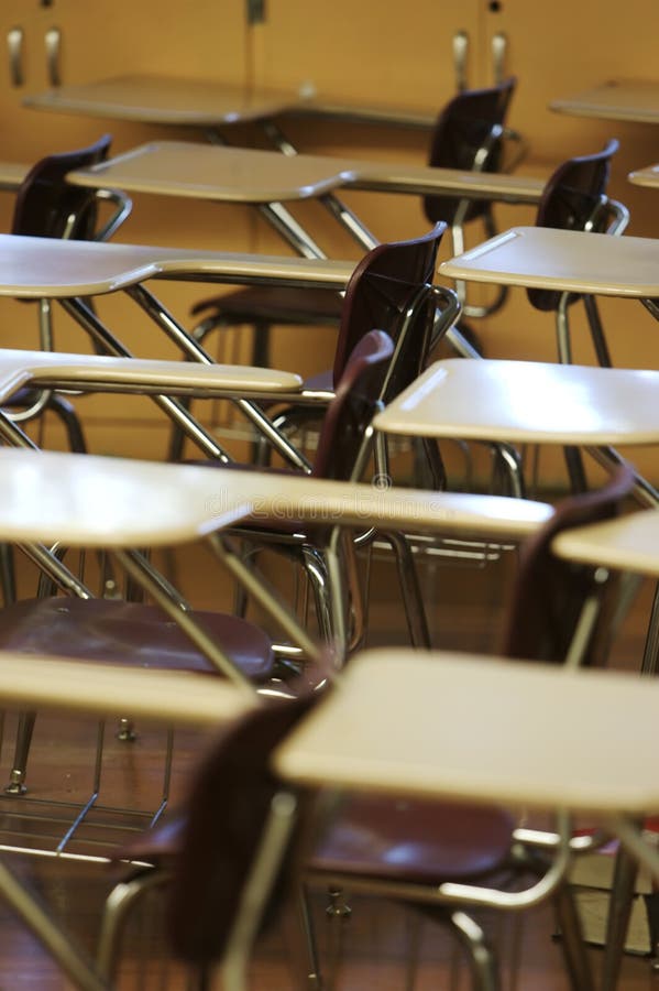School desk chair stock photo. Image of classroom, chair 4082860