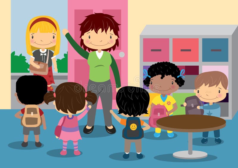 School Home Time stock vector. Illustration of leaving - 44455729