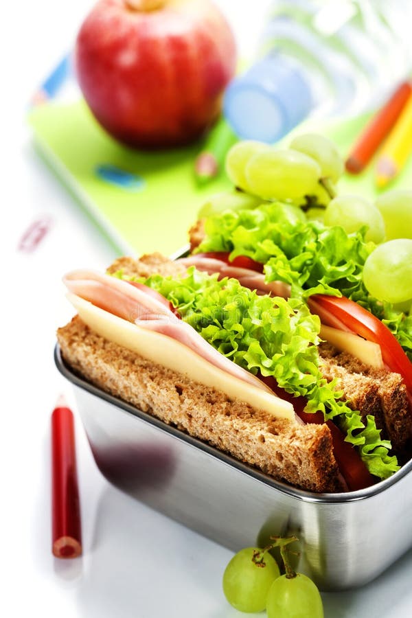 School lunch stock photo. Image of snack, lunch, health - 41831062