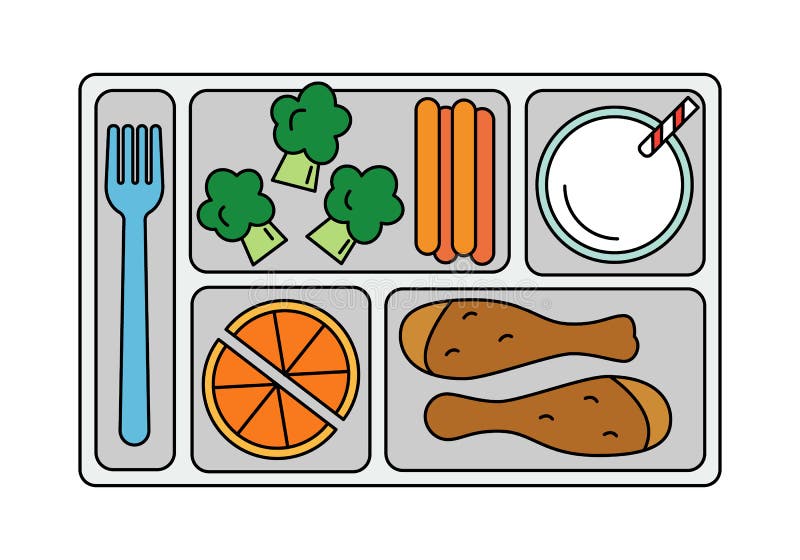 School Lunch Tray Stock Illustrations – 1,021 School Lunch Tray Stock  Illustrations, Vectors & Clipart - Dreamstime