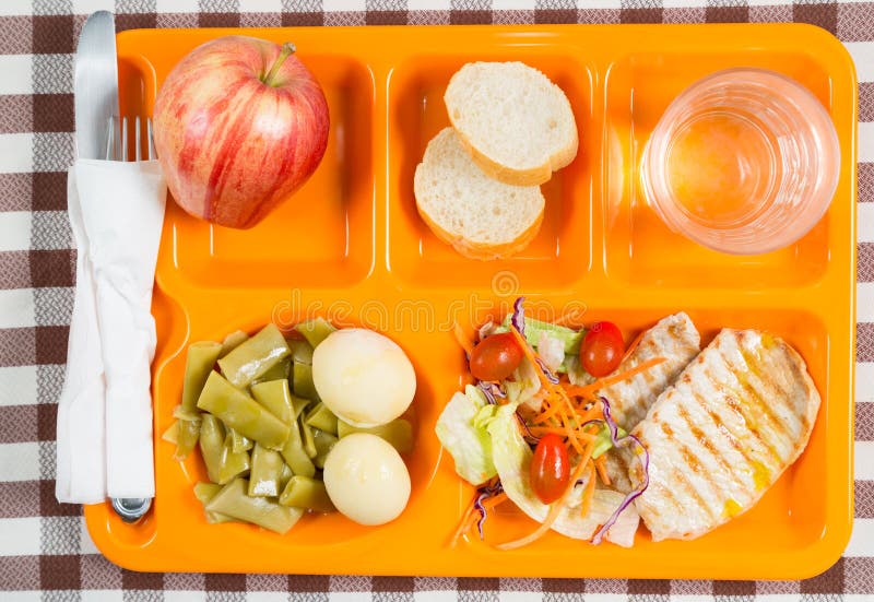 School lunch tray