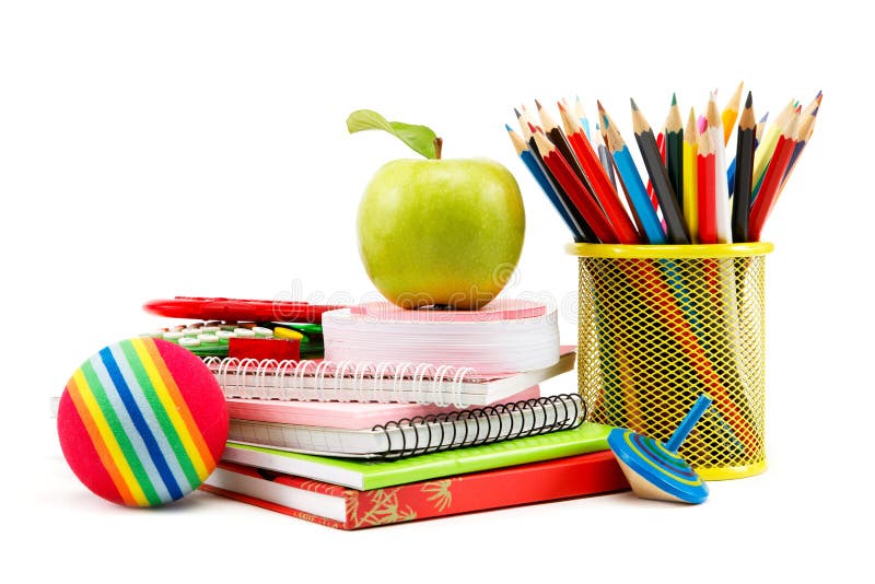 School and Office Supplies. Back To School. Stock Image Image of case