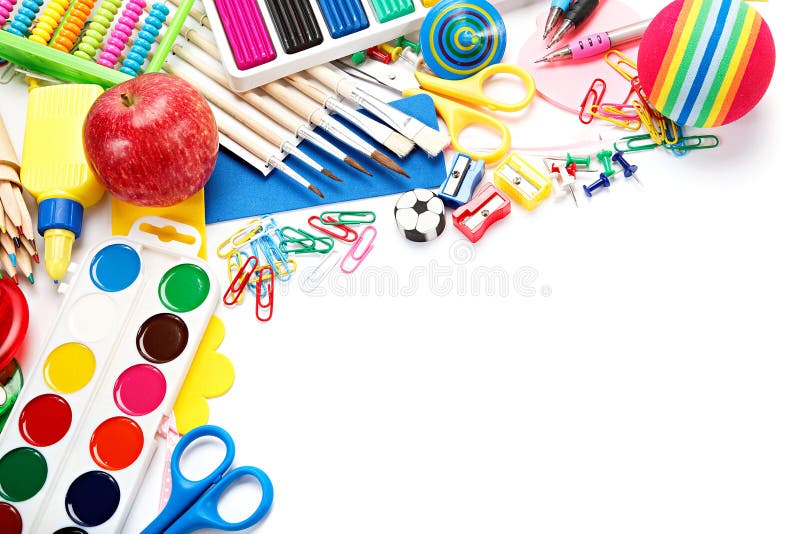 School and Office Supplies. Back To School. Stock Photo Image of