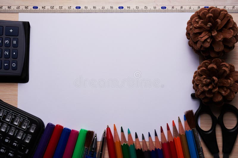 School office supplies stock photo. Image of life, office 77499892