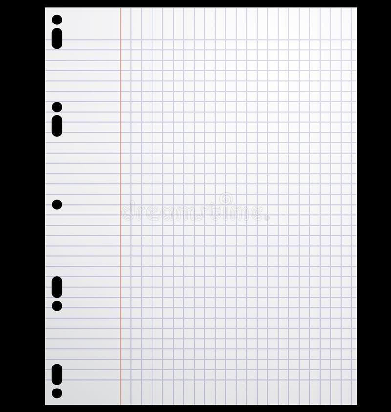 School paper sheet. vector illustration School paper sheet. vector illustration