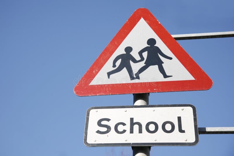 School Safety Zone stock photo. Image of school, education 23599348