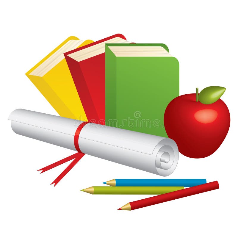 School Supplies vector illustration