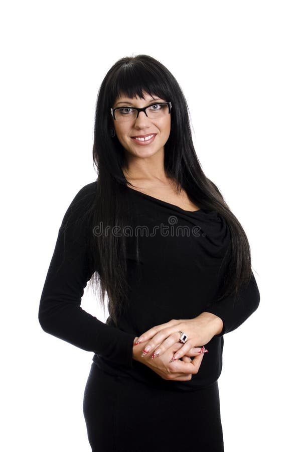 School teacher with glasses.