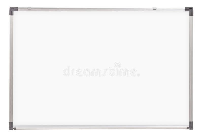 School whiteboard or board isolated royalty free stock photography