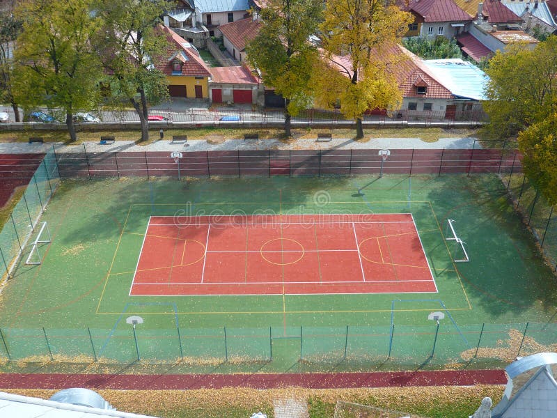 School yard stock image. Image of school, sport, athletics 35103697