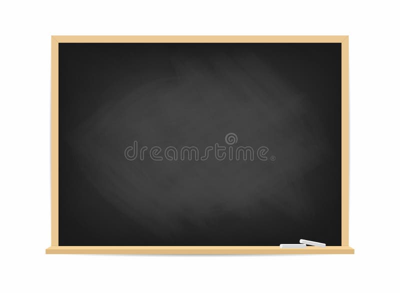 Schoolbord Vuil zwart bord met sporen van krijt die op achtergrond worden geïsoleerd stock illustratie Schoolbord Vuil zwart bord met sporen van krijt die op achtergrond worden geïsoleerd stock illustratie