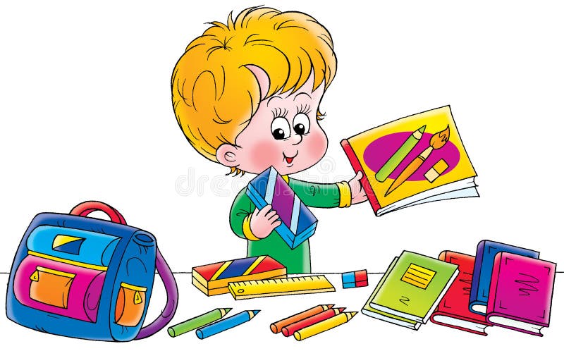 Schoolboy vector illustration