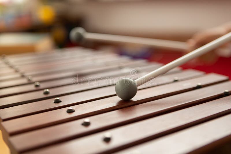 Man playing xylophone stock photo. Image of music, percussion 28826238