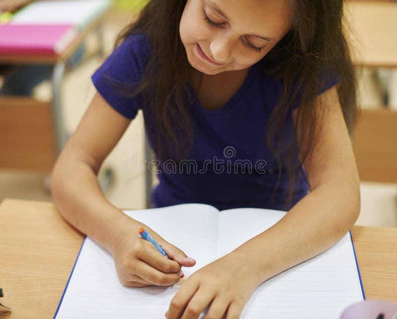 Schoolgirl fotografie stock libere da diritti