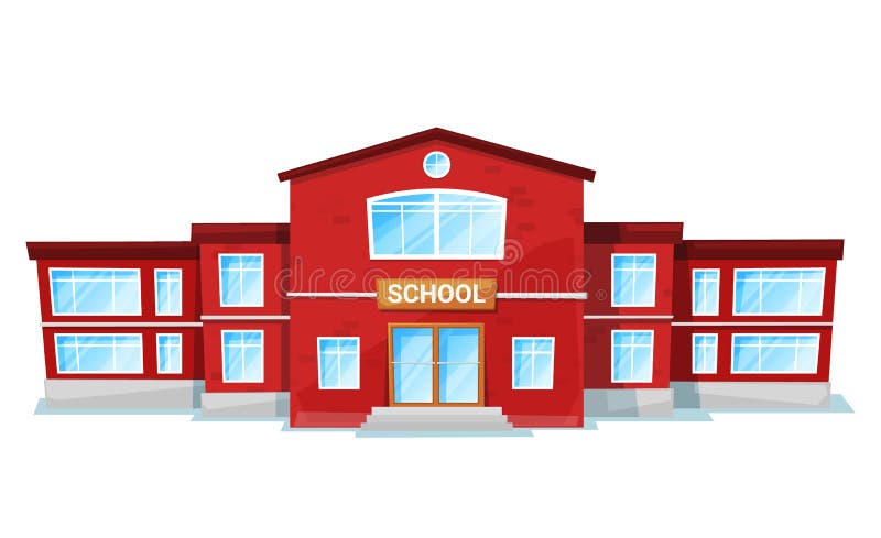 Schoolhouse or Educational Place, School Vector