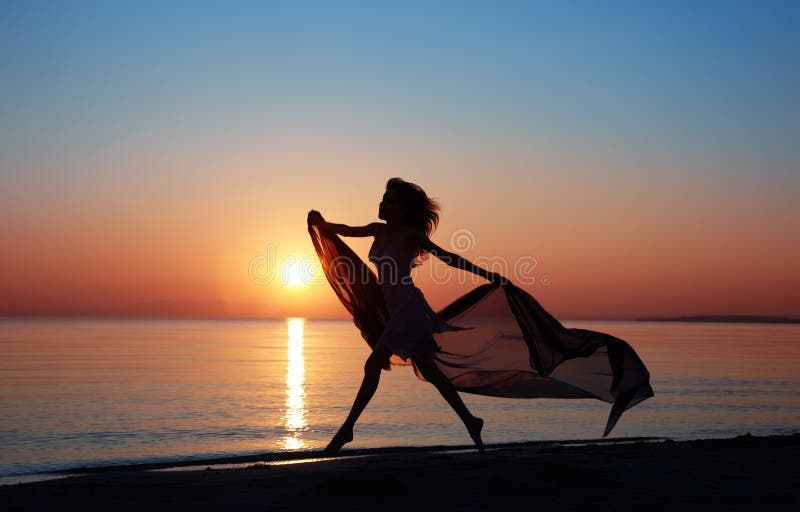 Schoonheid bij zonsondergang royalty-vrije stock afbeelding