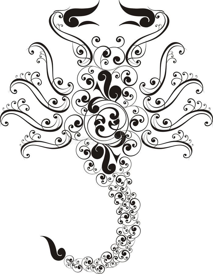 Schorpioen stock illustratie Schorpioen stock illustratie