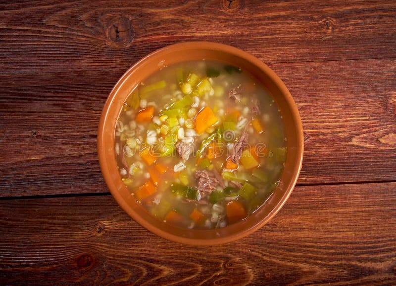 Schottische Suppen-Suppe stockbild. Bild von küche, schwede - 37840217