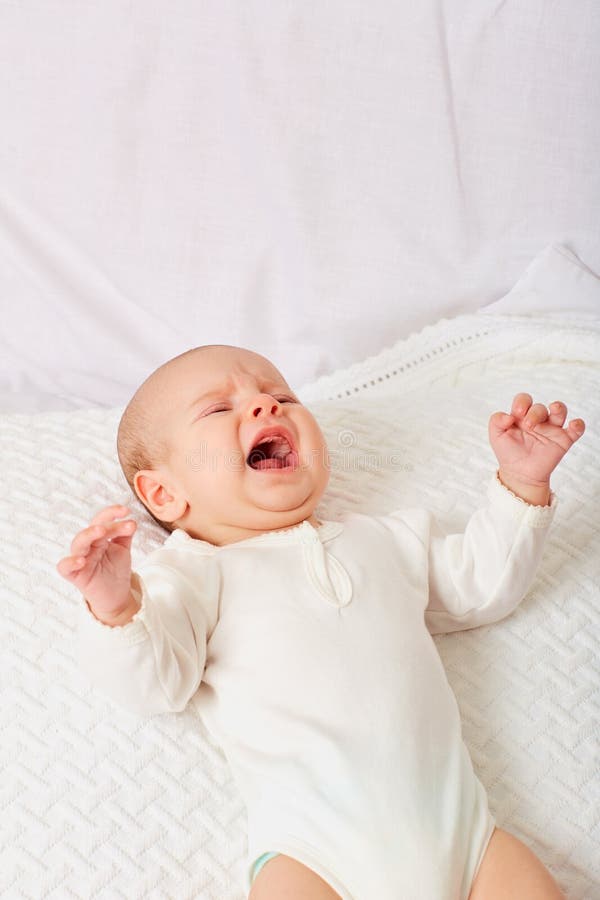 Schreeuwbaby Schreeuwkind stock fotografie Schreeuwbaby Schreeuwkind stock fotografie