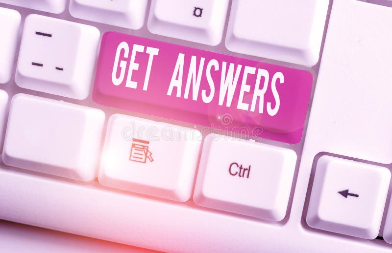 Schreiben von Antworten auf Get Answers Business-Foto-Präsentation, um eine Antwort oder etwas zu erhalten, wenn eine Frage an je lizenzfreie stockbilder Schreiben von Antworten auf Get Answers Business-Foto-Präsentation, um eine Antwort oder etwas zu erhalten, wenn eine Frage an je lizenzfreie stockbilder
