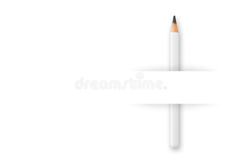 Schreibens-, Ausbildungs- oder Geschäftszusammenfassung Creativ oder Marketing-Schablone, weißer Bleistift hinter Blatt Papier au lizenzfreies stockfoto Schreibens-, Ausbildungs- oder Geschäftszusammenfassung Creativ oder Marketing-Schablone, weißer Bleistift hinter Blatt Papier au lizenzfreies stockfoto