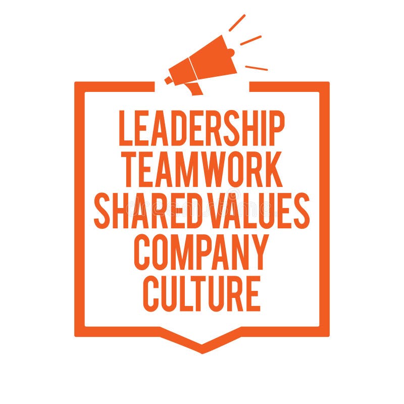 Schreibensanmerkung, die Unternehmenskultur der Führungs-Teamwork-gemeinsamen Werte zeigt Geschäftsfoto Präsentationsgruppe Team