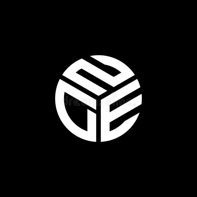 Schriftlogodesign auf schwarzem Hintergrund. Design-Logo. Schreibschrift