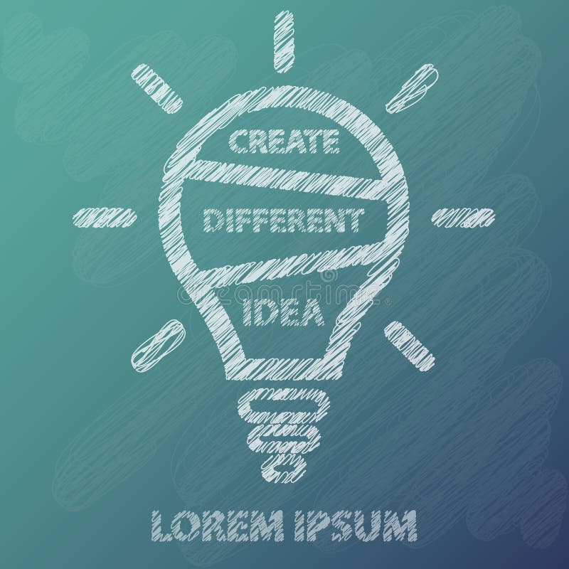 Schrittdesign des infographic Elements der Glühlampe mit drei Teilen Vektor stock abbildung Schrittdesign des infographic Elements der Glühlampe mit drei Teilen Vektor stock abbildung