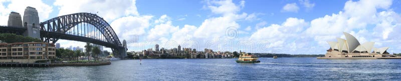 schronienie panorama Sydney obrazy stock schronienie panorama Sydney obrazy stock