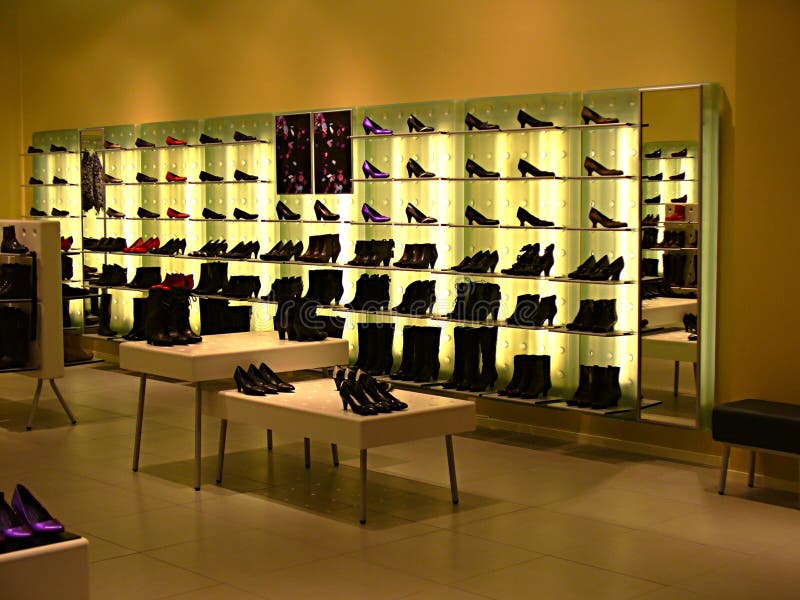 Schuh-Butike stockbild Schuh-Butike stockbild