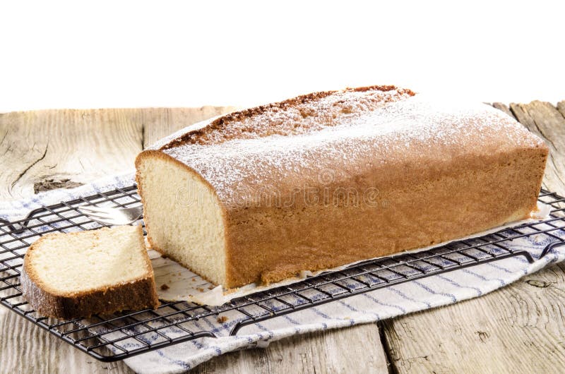 Schwammkuchen Mit Zitronenaroma Stockfoto Bild von selbstgemacht