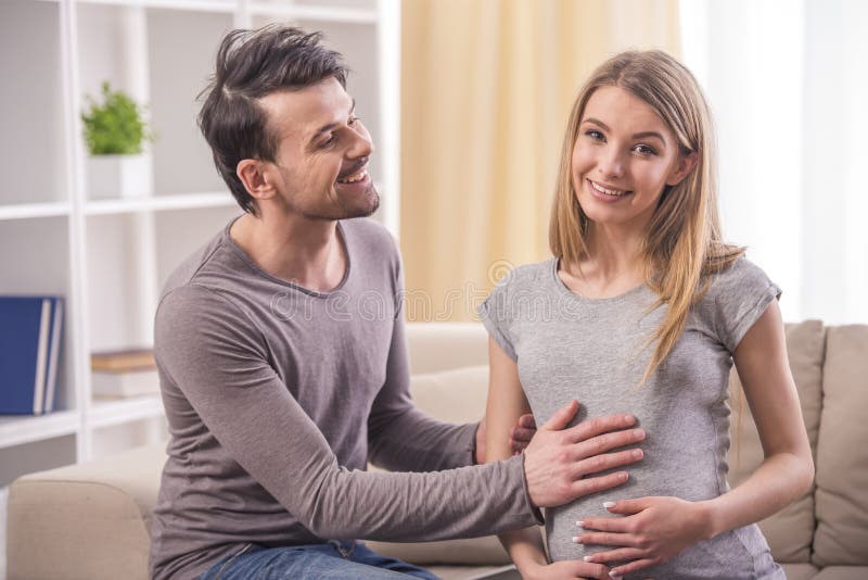 Schwangere Frau stockfotografie Schwangere Frau stockfotografie