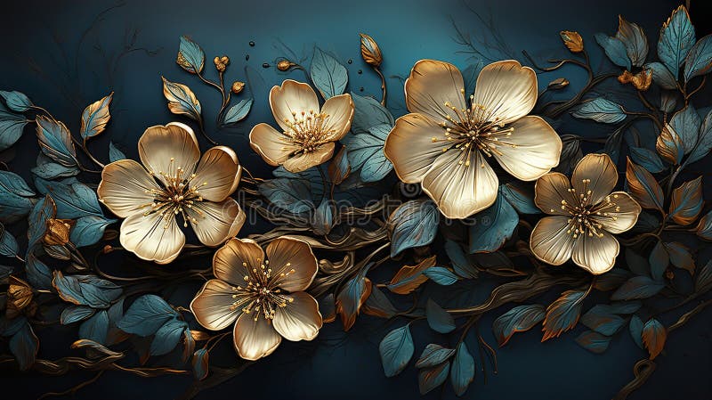 Schwarz-Weiß Blumen Schwarz-Weiß Blumen Blumen Generativ ai ai. Blumen verblüffende Abbildung. ai generiert