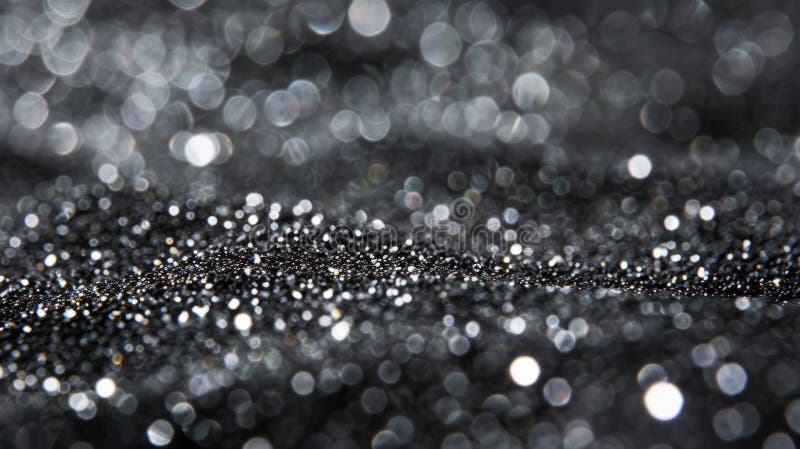 Schwarze Glitter Textur Hintergrund Abstract Sparkle Design Luxus dunkle Hintergrund lizenzfreie abbildung
