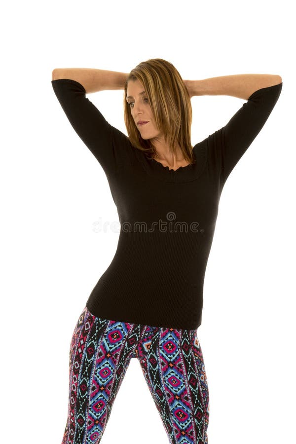 Schwarze Spitze der Frau und Gamaschenhände oben lizenzfreies stockbild Schwarze Spitze der Frau und Gamaschenhände oben lizenzfreies stockbild