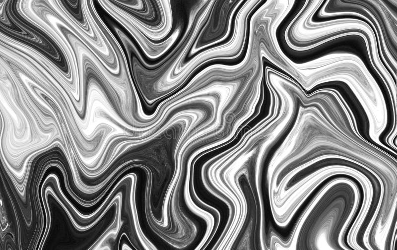 Schwarze, weiße Marmoröltintenflüssigkeits-Strudelbeschaffenheit für tun dunklen abstrakten hellen Hintergrund des keramischen Zäh stockbilder