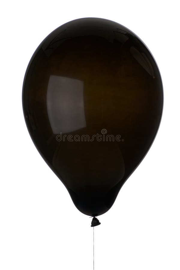 Schwarzer Ballon lizenzfreies stockfoto Schwarzer Ballon lizenzfreies stockfoto