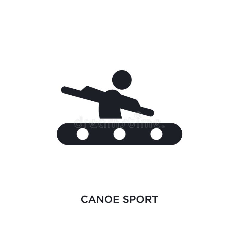 schwarzer lokalisierte Vektorikone des Kanus Sport einfache Elementillustration von den Sportkonzept-Vektorikonen editable Logo d lizenzfreie abbildung schwarzer lokalisierte Vektorikone des Kanus Sport einfache Elementillustration von den Sportkonzept-Vektorikonen editable Logo d lizenzfreie abbildung