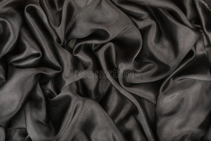 Schwarzer Satin lizenzfreie stockbilder Schwarzer Satin lizenzfreie stockbilder