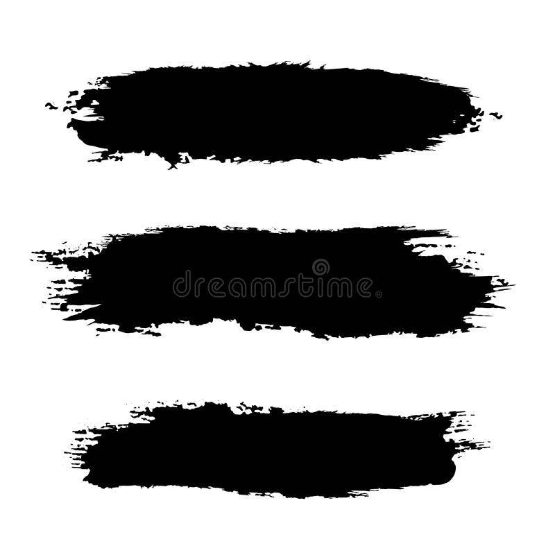Schwarzer Spracheblasensatz Vektorschmutz Schwarze Formschablone Grunge Fahne lizenzfreie abbildung