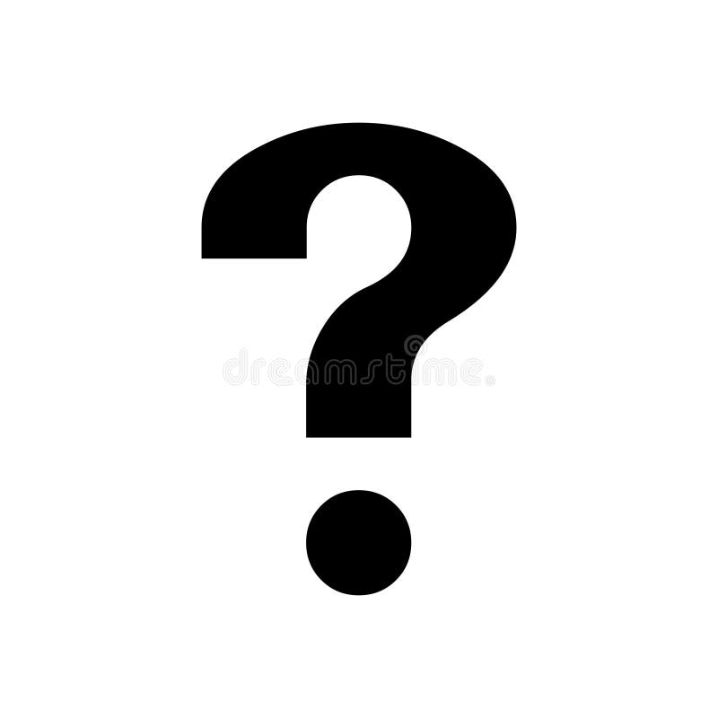 Schwarzer Mann Mit Einem Fragezeichen Personenzweifel Stock Abbildung Illustration Von Abbildung Person 143801263