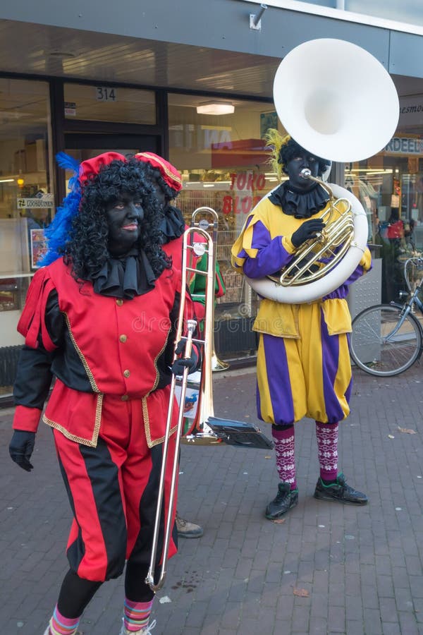 Schwarzes piet-/zwartepiet, das Sinterklaas feiert stockbilder Schwarzes piet-/zwartepiet, das Sinterklaas feiert stockbilder