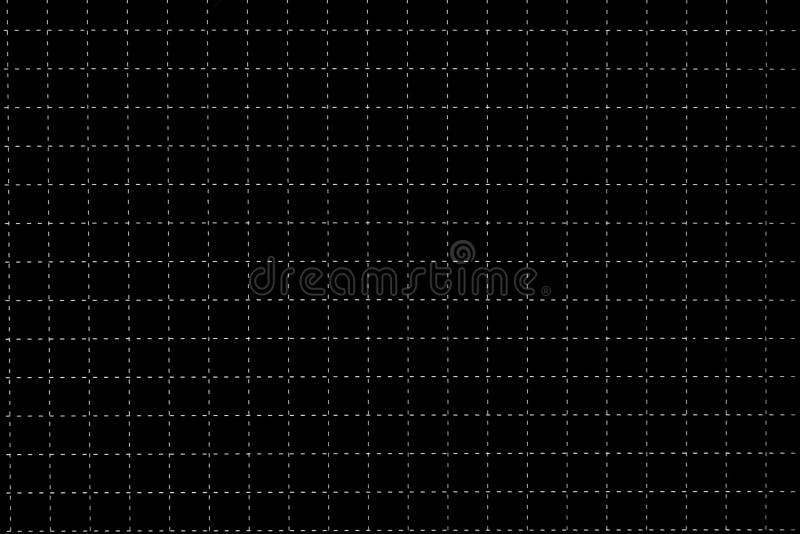 Black Magnetic Plastic Board With Dotted White Checkered Lines Like As Graph Or Millimeter Paper, Horizontal Background With Space, Close Up, Concept For Creativity Education Or Crossword. Black Magnetic Plastic Board With Dotted White Checkered Lines Like As Graph Or Millimeter Paper, Horizontal Background With Space, Close Up, Concept For Creativity Education Or Crossword