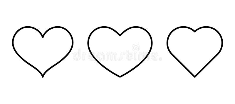 Schwarzes Symbol in der Herzkranzlinie auf weißem Hintergrund Liebessymbol Symbol für Ihre Website oder Werbung Vector-Illustrati lizenzfreie abbildung Schwarzes Symbol in der Herzkranzlinie auf weißem Hintergrund Liebessymbol Symbol für Ihre Website oder Werbung Vector-Illustrati lizenzfreie abbildung