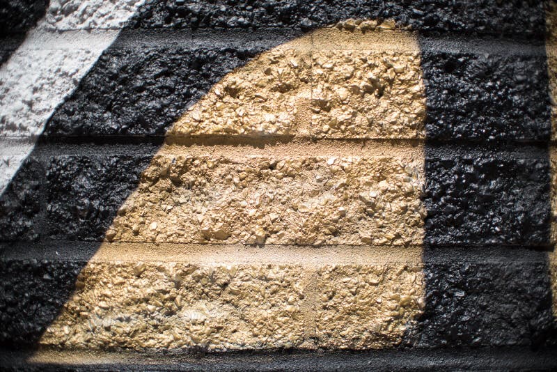 Schwarzes und Gold silberner Gray Brick Wall Background stockfoto Schwarzes und Gold silberner Gray Brick Wall Background stockfoto