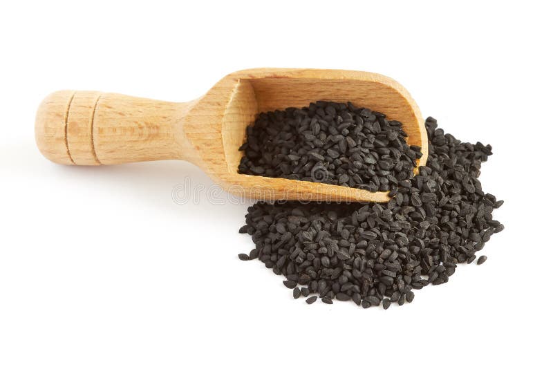 Schwarzkümmelsamen lizenzfreies stockfoto