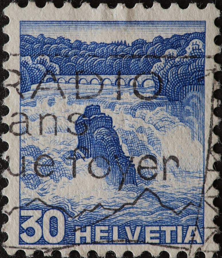 Die Schweiz Ca. 1978 : Eine Briefmarke Aufzudrucken in Der Schweizerischen  Vertretung Ein Posthorn Als Symbol Für Das Poststempela Redaktionelles  Stockfotografie - Bild von schweiz, post: 202153712
