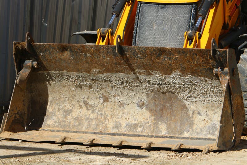 Heavy construction machinery, tractors and bulldozers at a construction site in Israel. Heavy construction machinery, tractors and bulldozers at a construction site in Israel