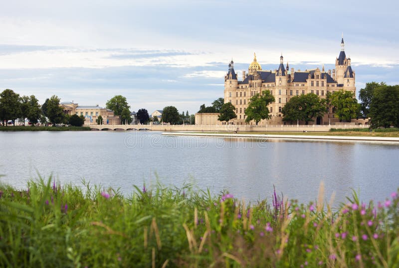Schwerin Castle and lake