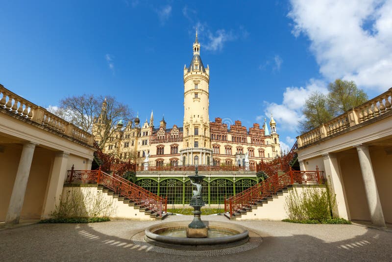 Schwerin Castle Schweriner Schloss Orangerie Parliament Government Mecklenburg-Vorpommern in Germany